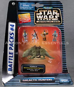 Micro Machines STAR WARS Action Fleet Figure Battle Pack #4 Dewback NEW MOC Box - Picture 1 of 8