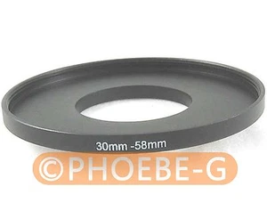 30mm to 58mm 30-58 mm Step Up Filter Ring Adapter - Picture 1 of 1