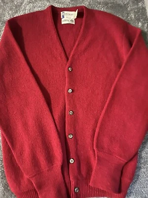 Suéter Heritage Sportswear Vintage 100% Lana V Abotonada Talla Mediana Foto 1 de 4
