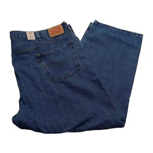 Levi's 550 Relaxed Jeans Men’s Size 54x30 Big & Tall Blue Loose Tapered Leg - Picture 1 of 8