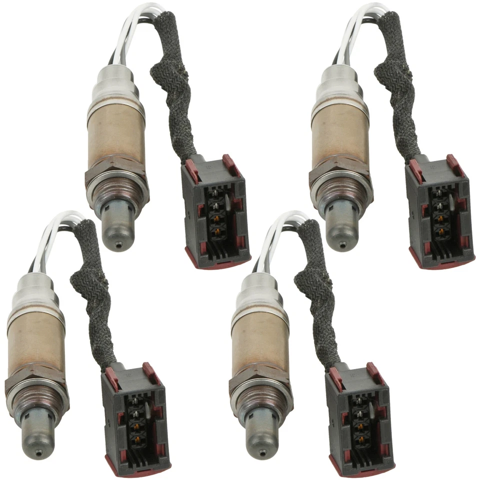 Bosch OEM 13806 Set of 4 Premium Oxygen O2 Sensors for Porsche Boxster 1997-2002 - Image 1 of 1