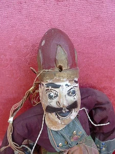 schöne,alte Holz-Marionette__Asien (Japan, Indonesien..)__geschnitzt und bemalt - Bild 1 von 5