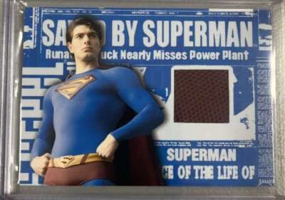 Superman Returns Costume Card "Superman's Cape" Memorabilia Topps - Image 1 of 2