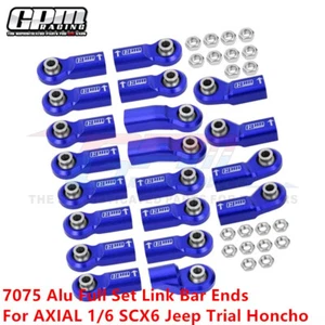 GPM 7075 Alu Full Set Link Bar Ends For AXIAL 1/6 SCX6 Jeep Trial Honcho (20PCS) - Picture 1 of 12