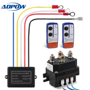 WINCH SOLENOID RELAY 12V WIRELESS WINCH CONTACTOR REMOTE CONTROL FIT FOR WARN - Picture 1 of 8