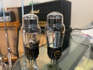 Pair 1940s Brimar VU39 10E/9600 Vacuum tubes Tested & Guaranteed! UK Made - Imagen 1 de 17