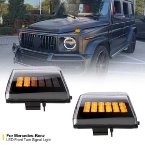 Dynamic LED Turn Signal Indicator For 2019-2024 Mercedes-Benz W463 G550 G63 AMG - Picture 1 of 13