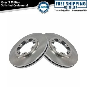 Front Brake Rotors Pair Set for Nissan Pathfinder Frontier D21 Pickup - Picture 1 of 3