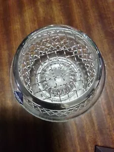 Royal Mint Edinburgh Crystal Queen Mother Centenary Rose Bowl 1900-2000 With Box - Bild 1 von 2