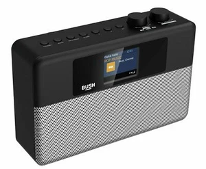 Bush DAB+ Bluetooth Alarm Radio Colour TFT Display Dual Alarm - Black 7316900 R - Picture 1 of 2