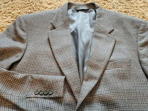 Giacca blazer lana agnello pied de poule antracite Brooks Brothers 346 42R - Foto 1 di 10