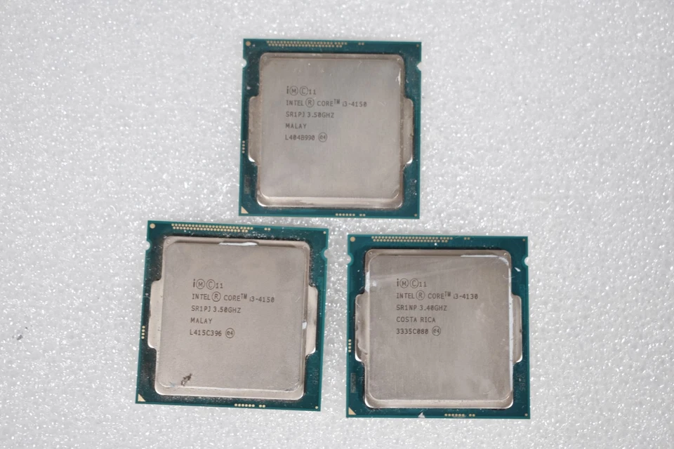 **LOTE DE 3* Procesador CPU Intel Core i3-4150 3,50 Ghz LGA 1150 4ª generación Vendedor de EE. UU. Foto 1 de 1