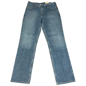 Carhartt Jeans Uomo 36x36 Blu Denim Holter Relaxed Fit Gamba Dritta Anticato - Foto 1 di 3