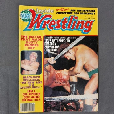 Vintage Wrestling Magazine January 1979 Superstar Graham Dusty Rhodes - Image 1 of 4