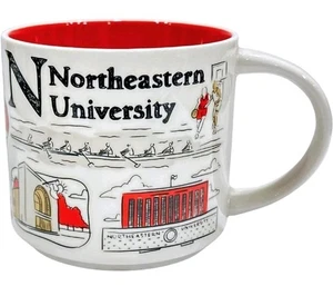 Nueva taza campus Starbucks Northeastern University serie Been There 14 oz - Imagen 1 de 3