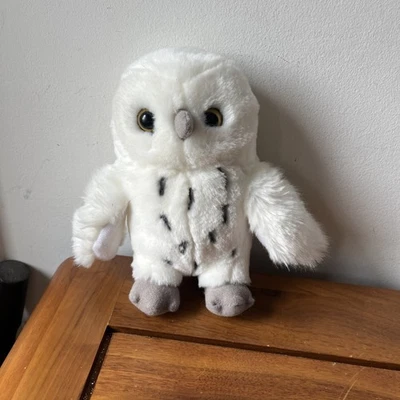 Lapland UK Xmas Snowy Owl Arctic White SOFT TOY 7.5” like Hedwig Bird Plush - Image 1 of 4