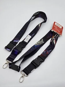 Lot of 2 Star Wars Ships Millenium Falcon X-Wing Larnyard Clip Keychain - Picture 1 of 5