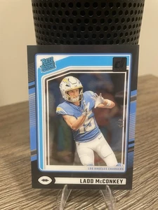 Panini Clearly Donruss 2024 - Clasificado Novato Ladd McConkey Negro /5 ⚫️⚫️⚫️ ¡Raro! - Imagen 1 de 3