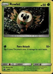 Tarjetas y productos diversos #SM01 Rowlet - Imagen 1 de 2
