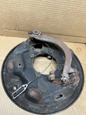 Dodge 2nd gen Ram Driver Side 00-02 Rear LEFT Brake backing plate drum - Image 1 of 4
