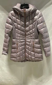 Bernardo Women Purple Quilted Puffer Jacket Size Small - Picture 1 of 7
