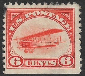 US Stamps #C1 6c. Curtis Jeny Issue Air Mail Used VF - Picture 1 of 2
