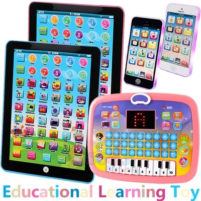 Early Learning Pad For Kids Toddler 1-5 Years+ Educational Tablet Toy Music Word - Image 1 of 4