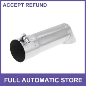 2.0" ID Inlet T304 Stainless Steel Turn Down Exhaust Tip 9.1" Long Silver - Bild 1 von 8