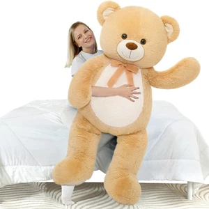 Giant Teddy Bear Stuffed Animal 4 Feet,51 in Large Bear Gift for Girlfriend B... - Picture 1 of 9