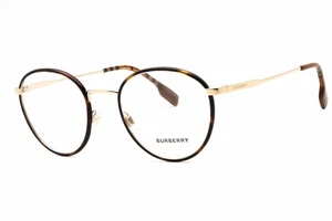 Occhiali da vista Burberry Be1373 1109 montatura avana scuro oro chiaro 51 mm - Foto 1 di 4