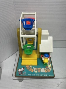 Fisher Price Little People Play Family Ferris Wheel #969 1966 de colección - Imagen 1 de 8
