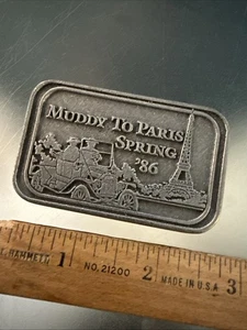 Tenn Pewter Art Bar- Muddy To Paris Spring ‘86 - Picture 1 of 2