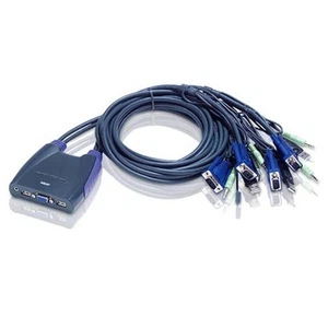 ATEN CS-64US 4-Port USB VGA/Audio Cable KVM Switch (0.9m, 1.2m) - Picture 1 of 1