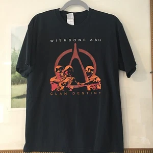 Concert T-Shirt Wishbone Ash Size Medium 2006 Tour Clan Destiny - Picture 1 of 7