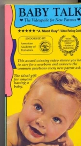 BABY TALK VHS The Videoguide for New Parents! Award-winning video! - Imagen 1 de 2