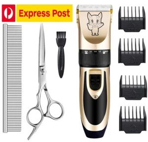 Dog Grooming Clippers Professional Low Noise Cordless Rechargeable Pet Grooming - Picture 1 of 8
