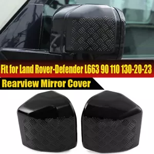 Offroad Anti Scratch Mirror Cover Caps For Land Rover Defender 90 110 2020-2025 - Picture 1 of 13