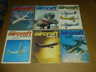 Aircraft Illustrated Magazine X6 Jan - June all 1972 - Contains Misprint June