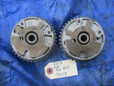 2013 GMC Terrain 3.6 camshaft cam gear set VTC gears OEM 12614464 engine motor R Foto 1 de 4