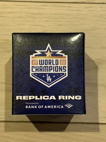 LOS ANGELES DODGERS 2020 WORLD SERIES CHAMPIONSHIP REPLICA RING SGA 8/18/21 Cover