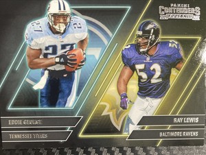 2022 Panini Contenders - Contenders Series #CS-GL Ray Lewis, Eddie George