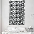 Abstract Microfiber Tapestry Fractal Geometry Tiles