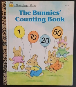 1991 Little Golden Book: The Bunnies' Counting Book - Picture 1 of 2