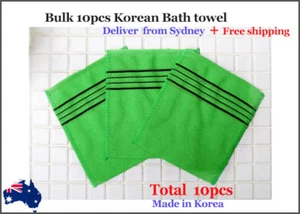Korean Italy Towel Bulk 10P Exfoliating Bath Scrub Viscose Towel Made in Korea!! - Picture 1 of 2