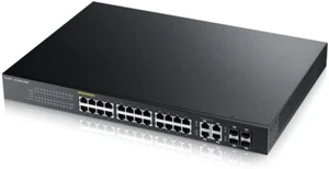 Zyxel Hybrid NebulaFlex 24 Port GbE L2 Advanced Web Managed 802.3at PoE+ Switch  - Picture 1 of 5