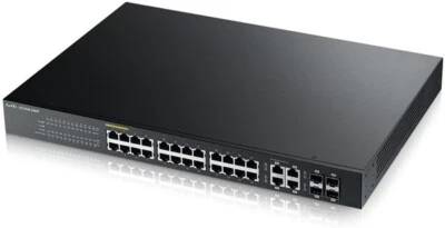 Zyxel Hybrid NebulaFlex 24 Port GbE L2 Advanced Web Managed 802.3at PoE+ Switch  - Image 1 of 4