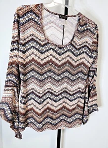 Forbidden Society Multi-Colored Long Sleeve Shirt-XL - Picture 1 of 8