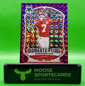 2024 Panini Mosaic Harrison Butker Moments In Time Purple Mosaic /49 - Picture 1 of 3