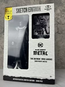 Esclusiva figura DC Multiverse SDCC Batman Who Laughs Sketch Gold Label EE 7 - Foto 1 di 5