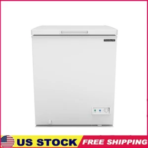 5.0 Cu ft Chest Freezer Manual Defrost External Temp Control Easy Drain Plug New - Picture 1 of 9